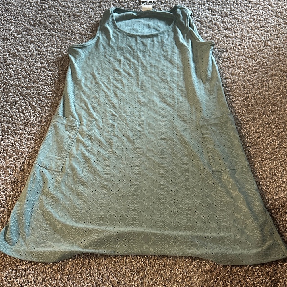 G by Guess Textured Green Mini Dress